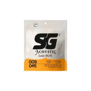 Encordoamento para Violão em Aco .009 Extra Light Bronze 85/15 SG